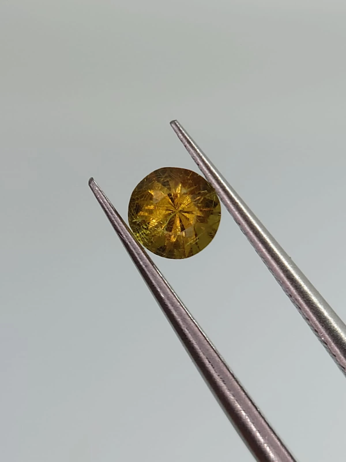 0.54ct Natural Demantoid Garnet Round shape from Pakistan — view 6